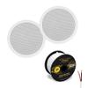 Polk Audio MC 60 6.5 Inch in Ceiling Speaker Cable Bundle (Pair) view 1