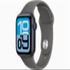 Apple Watch SE 3 [GPS, 40mm] Midnight Aluminum Case with Stone Gray Sport Band, M/L (Renewed) view 1