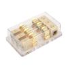 1x0GA in 3x4GA Out Distribution Block Holder, 60A Ground Distribution Block, ABS Holder for Car Trucks Ships Audio Amplifier Modification, view 1
