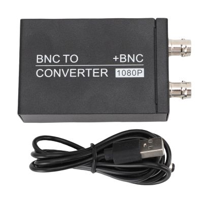 BAFOVY BNC to Converter HDTV Adapter HD Multimedia Interface Converter 1080P Resolution for Camera Projector with Metal Casing Heat Dissipation