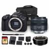 Canon EOS R50 Mirrorless Camera| 24.2MP APS-C, 4K 30p Video, Dual Pixel AF II, 15fps Burst, Vari-Angle Screen, Compact Beginner Vlogging Camera(5811C002) + Canon RF 35mm Lens + Adapter EF-EOS R + More view 1