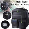 Amotpo Pilot Headset Bag Aviation Headset Pilot Bag, Durable Aviation Flight Carry Case with Multiple Pockets for Aviation Headset, Pilot Kneeboard and Other Accessories view 2