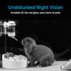 2K HD WiFi Pet Camera for Rabbits, 140 Wide-Angle Anti-Glare Lens, Night Vision, Two-Way Audio, AI Motion Alerts, Easy Install & 24/7 Recording for Bunny Cages & Playpens view 3