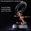 MZYLW Magnetic Car Phone Holder for Chevrolet Silverado/GMC Sierra 2500HD/3500HD 2020-2024 360 Adjustable Suction Cup Magnetic Phone Holder Foldable Vacuum Suction Cup Phone Mount,Black view 2