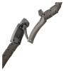 22mm Solid Straight End Screw LinksSilver Middle Polish Glide Lock Steel Watch Band Bracelet Strap view 3