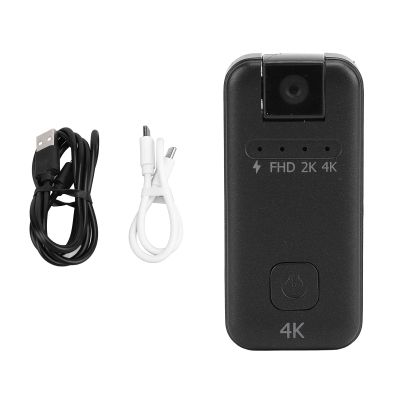 PODSJD 4K Thumb Action Camera Miniature Sports Camera with 120 - Min Recording & 256GB Memory Support - Gyroscopic Image Correction, Timelapse Function for Fishing, Cycling & Hiking