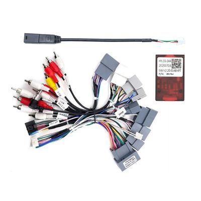16Pin Car Radio Stereo Power Retrofit Harness Cable Wire for Honda Civic CRV 2012 13 14 Canbus Box Antenna USB Adapter Support OEM Camera USB