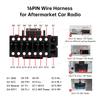 16Pin Car Radio Stereo Power Retrofit Harness Cable Wire for Honda Civic CRV 2012 13 14 Canbus Box Antenna USB Adapter Support OEM Camera USB view 3