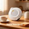 Coffee Warmer USB Powered, White Portable Heating Mat for Mug and Tea Cup - Constant Temperature, Cooling and Heating Dual Use, Rechargeable for Desk and Office view 3