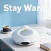 Coffee Warmer USB Powered, White Portable Heating Mat for Mug and Tea Cup - Constant Temperature, Cooling and Heating Dual Use, Rechargeable for Desk and Office view 4