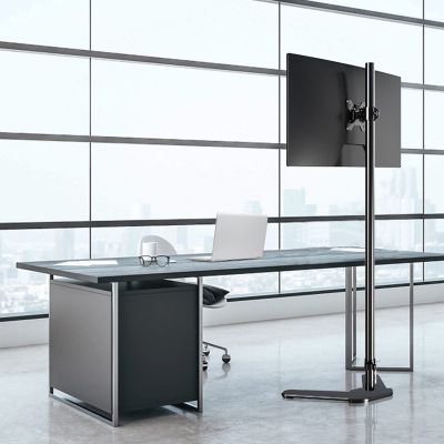 XAWSOP TV Stands TV Floor Stand for 14 to 32 Inch TVs, Space Saving Standing TV Mount with Tool Storage, Max 100X100Mm,