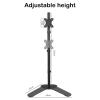 XAWSOP TV Stands TV Floor Stand for 14 to 32 Inch TVs, Space Saving Standing TV Mount with Tool Storage, Max 100X100Mm, view 2