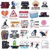 103PCS Funny Holographic Stickers for Adults, Sarcastic Meme Waterproof Vinyl Sticker for Water Bottle,Laptop Phone,Kindle,Journal,Scrapbook,Skateboard,Luggage,No Repeats view 2
