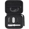 Baval Hard Case Compatible with Plaud NotePin/NotePin S AI Voice Recorder-with Custom Foam Insert,Holds NotePin Recorder,Magnetic Pin,Clip,Charging Dock and Cable,Wristband(Black Case) view 1