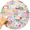 100Pcs Funny Spanish Motivational Stickers Motivational Spanish Sticker for Teens Adults, Positive Quotes Stickers Cool Affirmation Positive Decals for Laptop Scrapbook Hard Hats (Spain) view 3