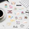 100Pcs Funny Spanish Motivational Stickers Motivational Spanish Sticker for Teens Adults, Positive Quotes Stickers Cool Affirmation Positive Decals for Laptop Scrapbook Hard Hats (Spain) view 4