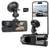 WiFi 1080P Dual Dash Camera for Car Front and Inside Dashcam Car Security Video Recorder,170Wide Angle Vehicle Cam,WDR,G-Sensor,Loop Recording,Night Vision (WiFi Dual Dash Cam with 32G Card) view 1