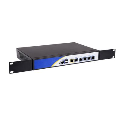 ANDAQI Rack Mount Micro Firewall Appliance, Mini PC, OPNsense, VPN, Router PC, N100, RS03, AES-NI, 6 x I226-V 2.5GbE LAN, 2 x USB, COM, VGA, 8G RAM, 64G SSD