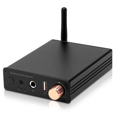 M6R Bluetooth 6.0 Receiver Audio Receivers Support Microphone Singing U Disk Playback Infrared Remote Control Dual Output,for Old Stereo/Speakers/Wired Speakers/Home Audio Music Streaming Etc