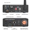 M6R Bluetooth 6.0 Receiver Audio Receivers Support Microphone Singing U Disk Playback Infrared Remote Control Dual Output,for Old Stereo/Speakers/Wired Speakers/Home Audio Music Streaming Etc view 3