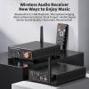 M6R Bluetooth 6.0 Receiver Audio Receivers Support Microphone Singing U Disk Playback Infrared Remote Control Dual Output,for Old Stereo/Speakers/Wired Speakers/Home Audio Music Streaming Etc view 4