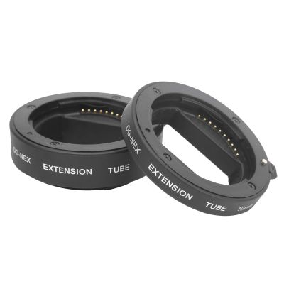10mm 16mm NEX Mount Extension Tube Set for A3000 A6500 A6300 A6400 A6000 A5100 A5000 - Precise Autofocus Support, Durable Metal Mount, Macro Photography Accessory