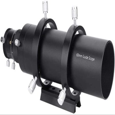 Telescopes for Adults Astronomy, High Power Binoculars 60Mm Guidescope 240Mm Focal Length Aluum Alloy W/Double Helical Focuser Bracket for Astronomical Monocular