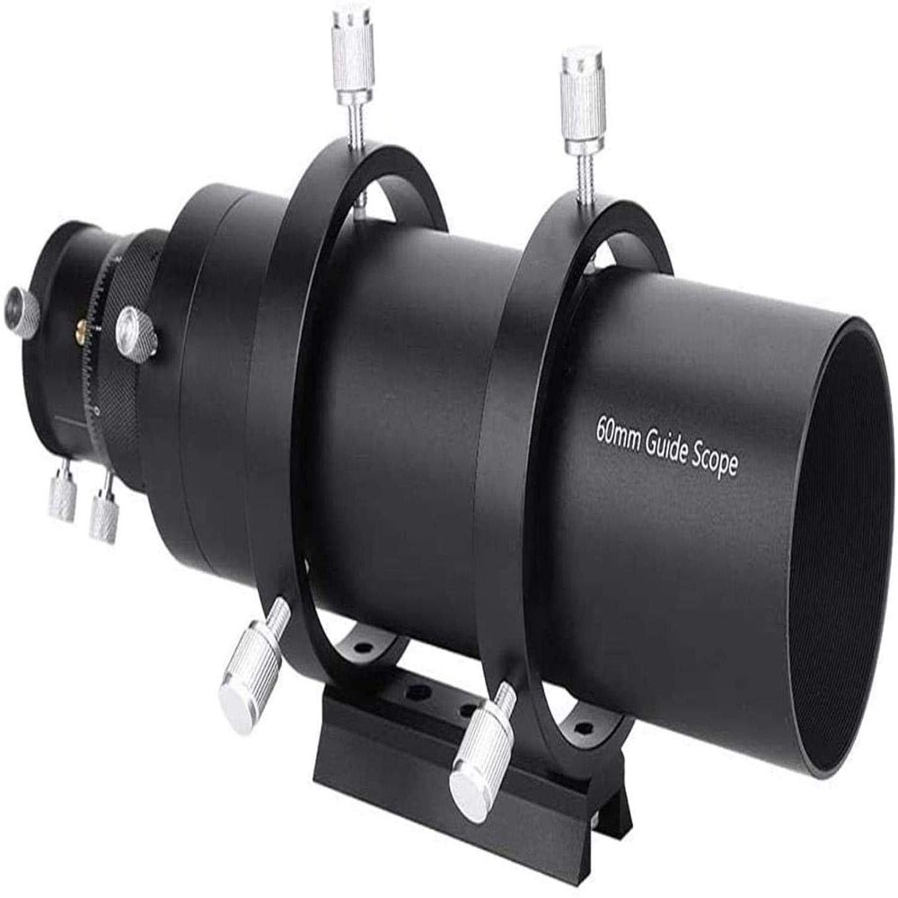 Telescopes for Adults Astronomy, High Power Binoculars 60Mm Guidescope 240Mm Focal Length Aluum Alloy W/Double Helical Focuser Bracket for Astronomical Monocular