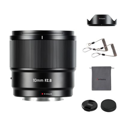 7artisans AutoFocus 10mm F2.8 APS-C Wide-Angle Lens F2.8 Large Aperture Support Automatic/Manual Face/Eye Recognition Compatible for Fujifilm FX Camera Fuji X-H/T/T30/S/E/A Series
