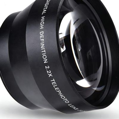 67mm 2.2X Universal Teleconverter Lens, Metal Build, 67x Zoom Telephoto Converter, 55mm 2.2X Lens Mount - Sharp Image Detail, Multi - Coated Optics, Close - Up Photography