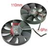 2pcs AFB1112HD-00 DAPA1115B2UP001 110mm DC12V 0.90A for NVIDIA for GeForce RTX3090FE RTX3090Ti 3090 Graphics Video Card VGA Fan view 3