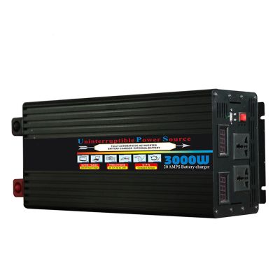3000W corrected wave UPS with uninterruptible power supply and charging function with LED display meter(12V 110V)