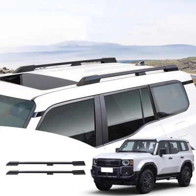 All-Aluminum roof Rack for 2024 2025 Toyota Land Cruiser 250&1958 Prado LC250 J250 Luggage Bracket Without Drilling External Upgrades Modification Off-Road Supplies Accessories