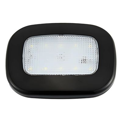 byepica White Light Car Interior Dome Light, Usb Rechargeable, 4.7 X 3.5 In12 X 9 Cm Black Shell Led Ceiling Roof Lamp, Reading Lights Dome Lights For Inside Car