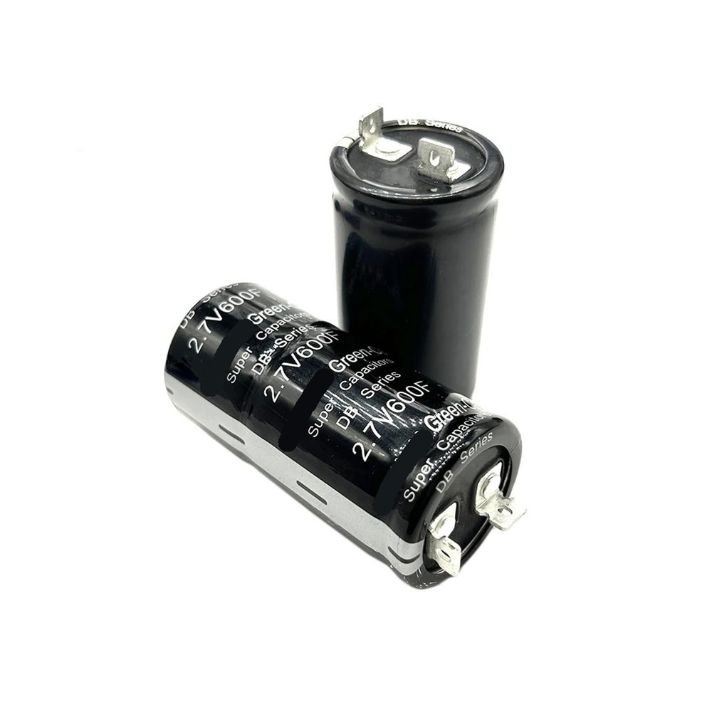 2 2.7V600F Aluminum Electronics for 16V100F Balance Protection Board(2PCS Black 2.7V600F)