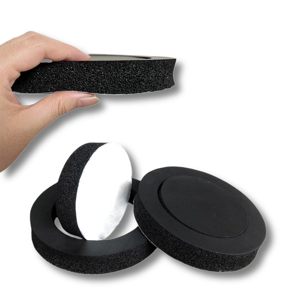 ANNECK 6.5 Inch Foam Subwoofer Speaker Enhancer Self Adhesive Car Speaker Foam Rings 2 PCS