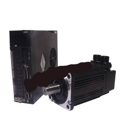 1pcs 80ST-M04025 220V 1000W AC Servo Motor 4N.m 2500RPM 1KW Single-Phase AC Permanent Magnet Matched Drive A1-20A(Custom-Made)