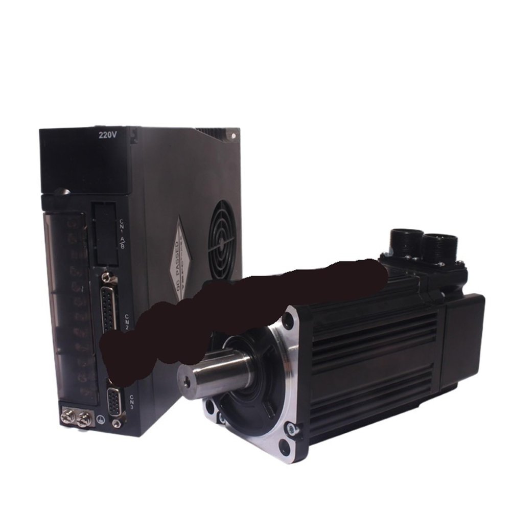 1pcs 80ST-M04025 220V 1000W AC Servo Motor 4N.m 2500RPM 1KW Single-Phase AC Permanent Magnet Matched Drive A1-20A(Custom-Made)