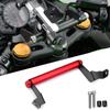 AUSHOOL Navigation Bracket Motorcycle Handlebar Bracket Compatible with Kawasaki Vehicle Ninja ZX-25R ZX25R ZX-25R SE ZX4R ZX-4R ZX4RR ZX-4RR 2021-2023 (Red) view 2