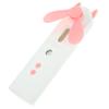 COOLHIYA Rechargeable Mini USB Cooling Fan with Mist Spray Portable Handheld Fan for Travel and Outdoor Use Quiet Personal Cooler in Pink view 1