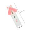 COOLHIYA Rechargeable Mini USB Cooling Fan with Mist Spray Portable Handheld Fan for Travel and Outdoor Use Quiet Personal Cooler in Pink view 2