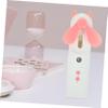 COOLHIYA Rechargeable Mini USB Cooling Fan with Mist Spray Portable Handheld Fan for Travel and Outdoor Use Quiet Personal Cooler in Pink view 3