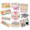 (10pcs) Senior 2026 Graduation Stickers Sheet for Girls, Boys, First Day of School Sign Decor, Graduation Sticker Vinyl for Locker, Laptop, Water Bottle, Tumbler, Waterproof, UV-Resistant view 1