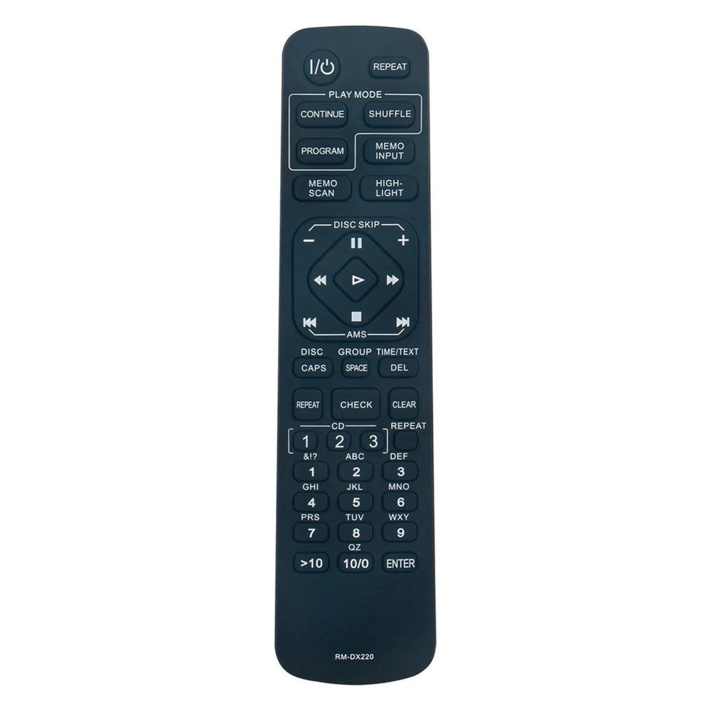 RM-DX220 DVD Remote Control for Sony Compact Disc CD Player/CD Changer in Living Rooms or Rooms, No Programming or Pairing Needed, Replacement Remote Compatible Models CDP-CX235 CDP-CX220 CDP-CX205