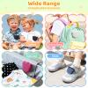 4 Pack Compatible with Apple AirTag Holder for KidsSilicone Cute Air tag Tracker Bracket with Rotating Locking Pin Anti Lostfor Children, Elderly, Luggage, and Clothing view 4