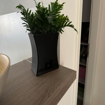 Camera Vase Hideaway for Blink Mini Indoor - Concealed Design Provides Extra PrivacyEnhance The Aesthetics of Your Living Space (Gray)