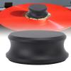 LICAEVEY Record Weight Stabilizer, Aluminum Record Turntable Weight Clamp with Protective Soft Pad Vibration Reducer Turntable LP Disc Stabilizer for HiFi LP Record Player (Black) view 2