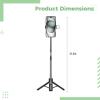 M17S 31.5 in (80 Cm) Tripod Selfie Stick Multifunctional, Beauty Light, Sturdy Design, 360-Degree Rotation Foldable Remote, Live Streaming Outdoor and Photography Ideal for view 4