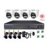 5MP Lite Security Camera System with 500G Hard Drive, 4 Channel AHD TVI DVR Recorder, 4pcs HD Indoor Outdoor Wired Surveillance CCTV Dome Cameras, Smart Motion Detection, Night Vision view 1