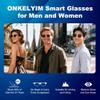 ONKELYIM Smart Translation Glasses, AI Glasses Powered by Chat GPT for Men and Women, 6.0 Bluetooth Sunglasses with Polarized Lens, AI Real-time Translation with Translator 164 languages for Daily Use view 3
